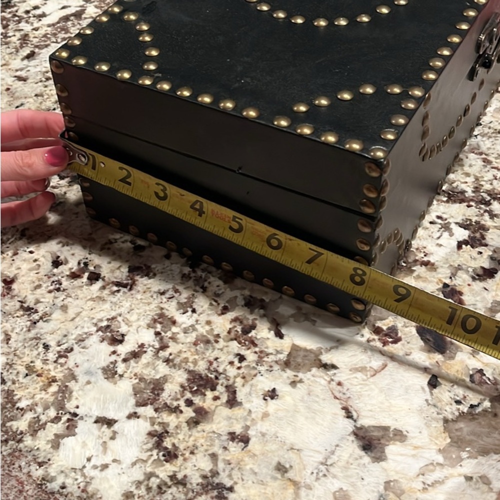 Keepsake leather box - great condition and vintage - Picture 7 of 11